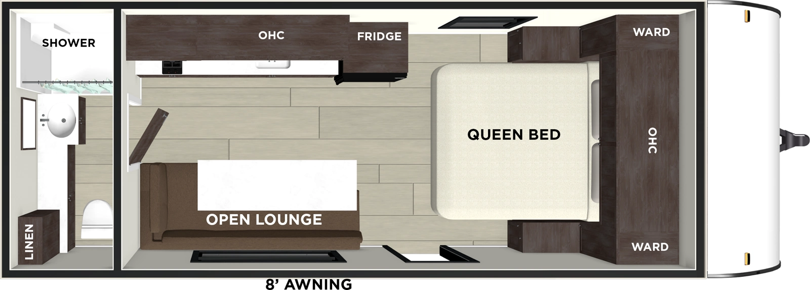 Evo 164FBLE Floorplan